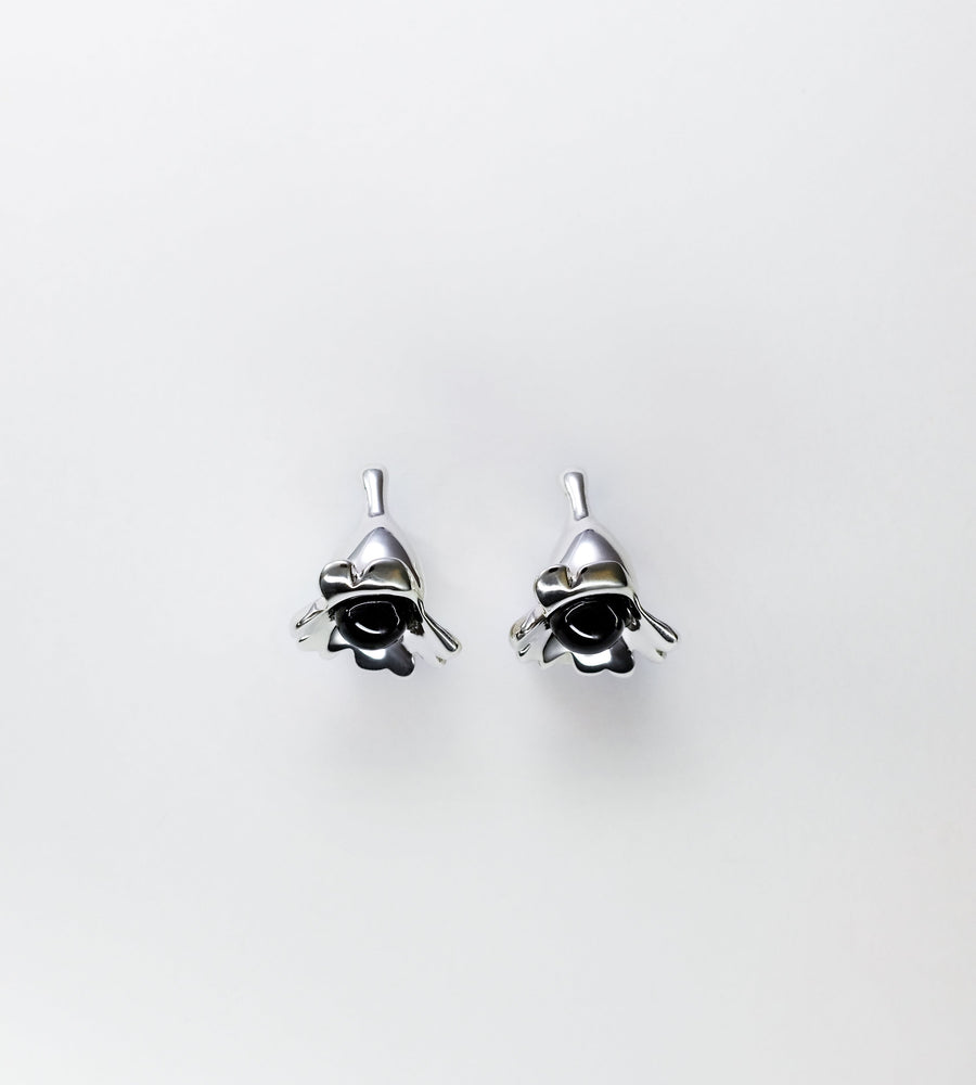 Jacaranda Onyx Earrings