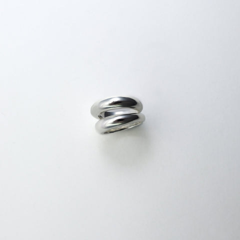 Double Thin Stackable Ring hover