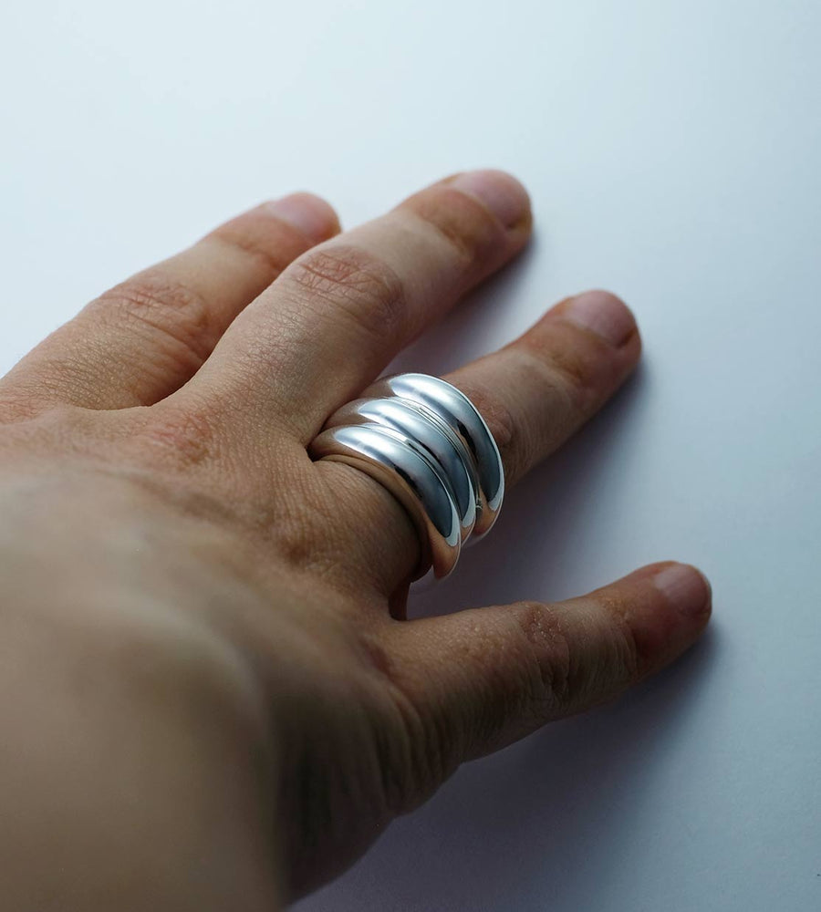 Triple Thin Stackable Ring