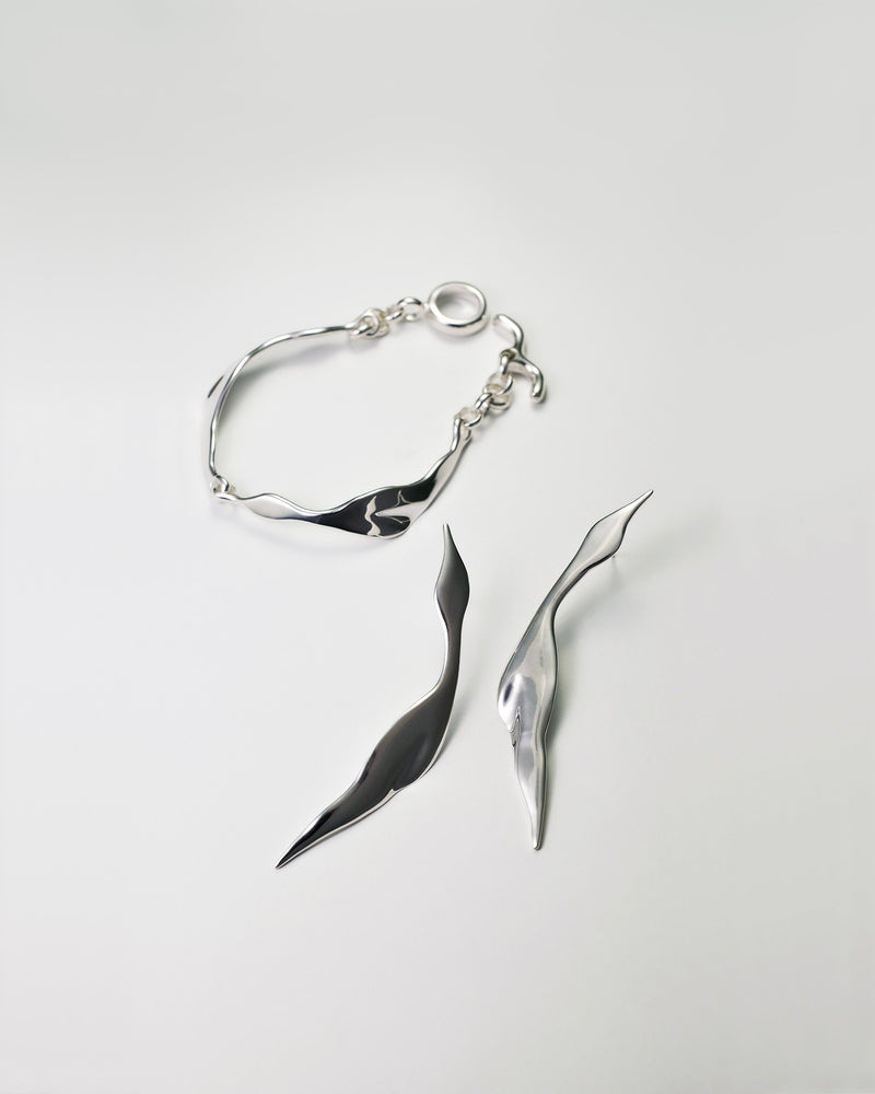 Garzas Bracelet & Garzas Earrings