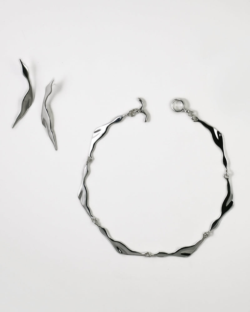 Garzas Necklace & Garzas Earrings