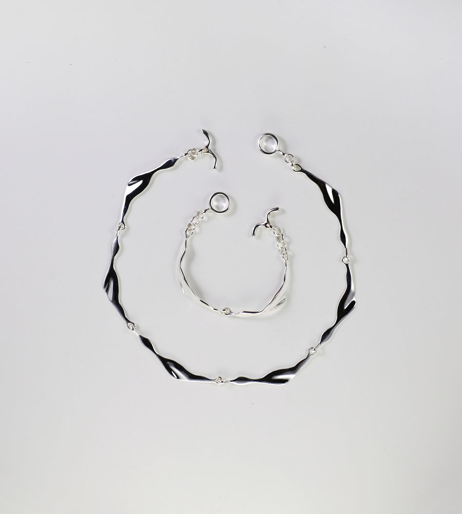 Garzas Necklace & Garzas Bracelet