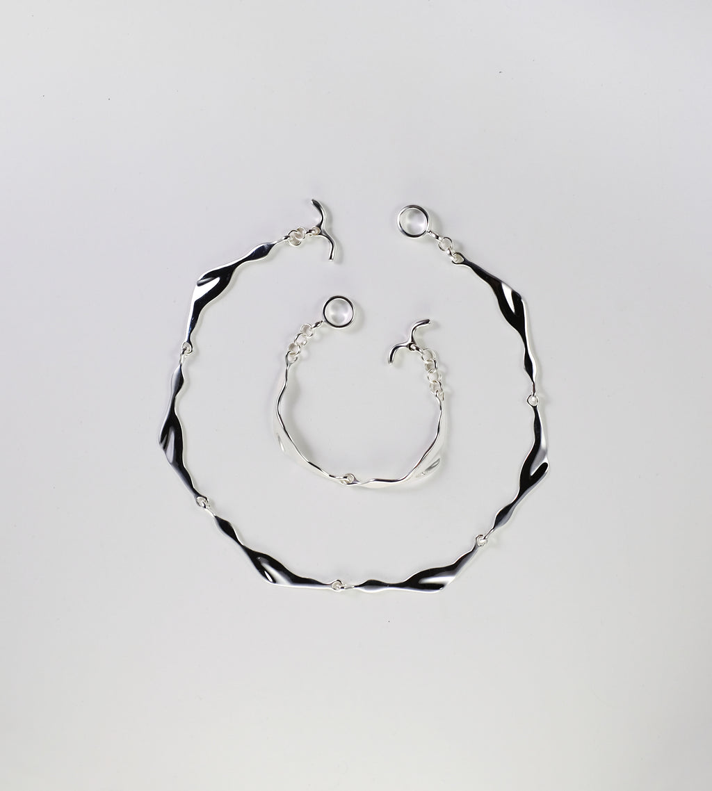 Garzas Necklace & Garzas Bracelet
