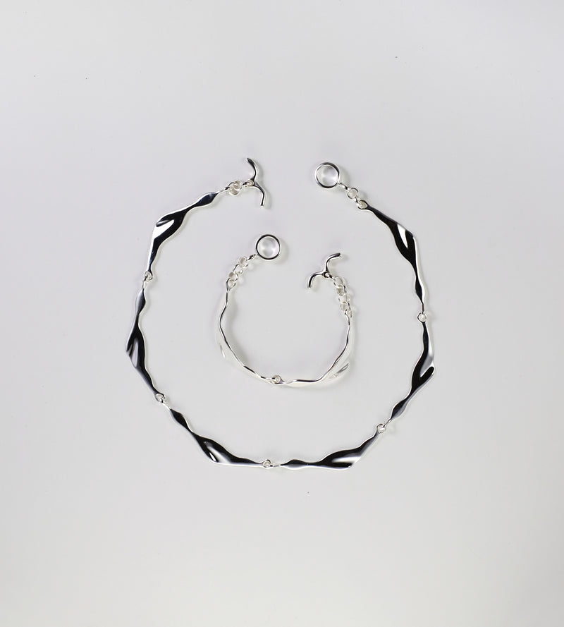 Garzas Necklace & Garzas Bracelet