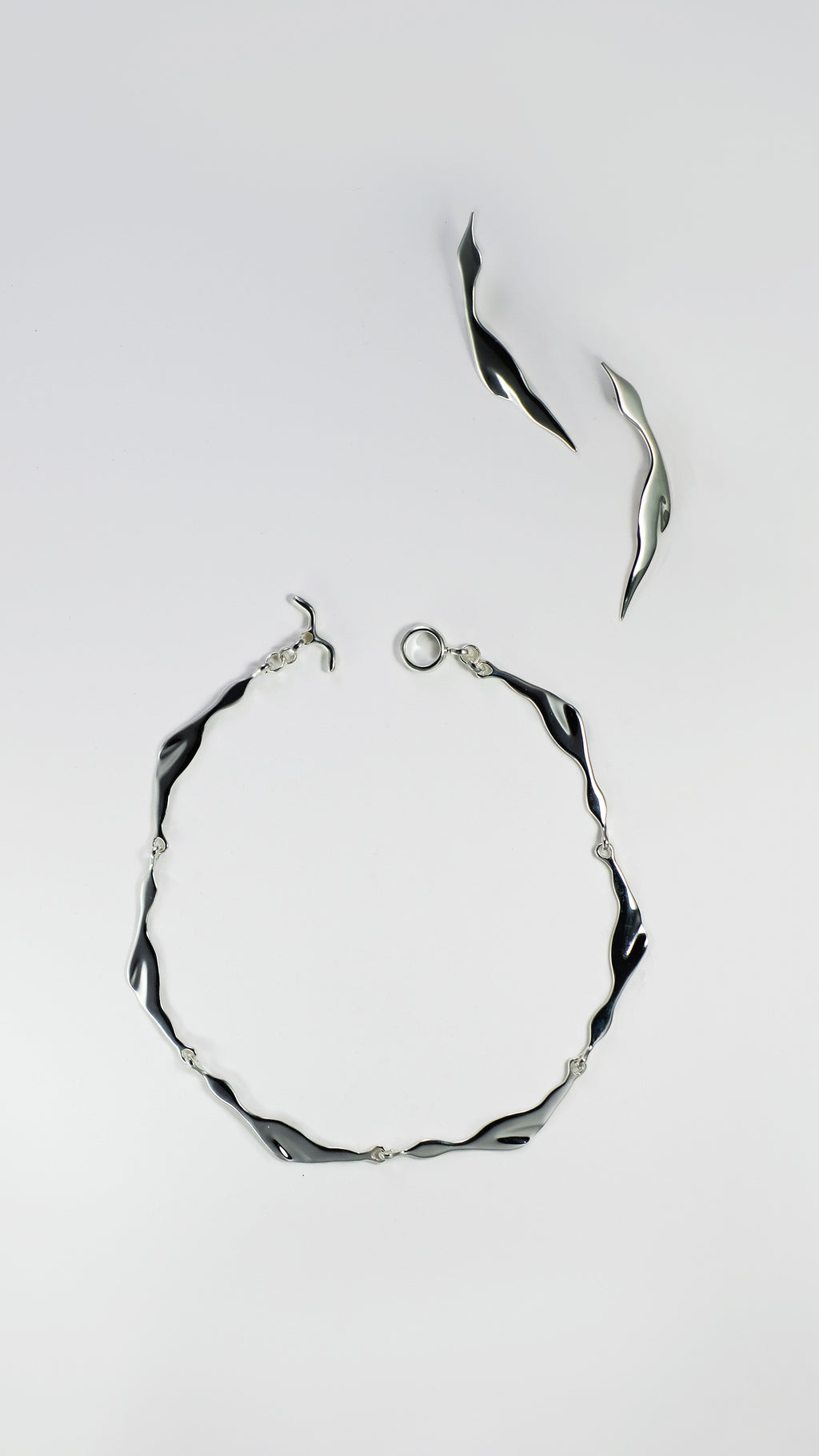 Garzas Necklace & Garzas Earrings