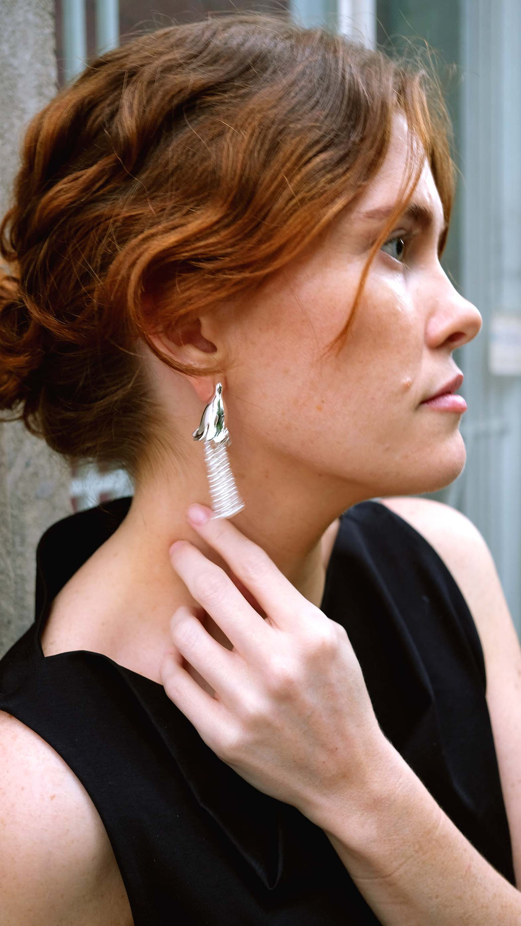 Jacaranda Fringe Perlé Earrings