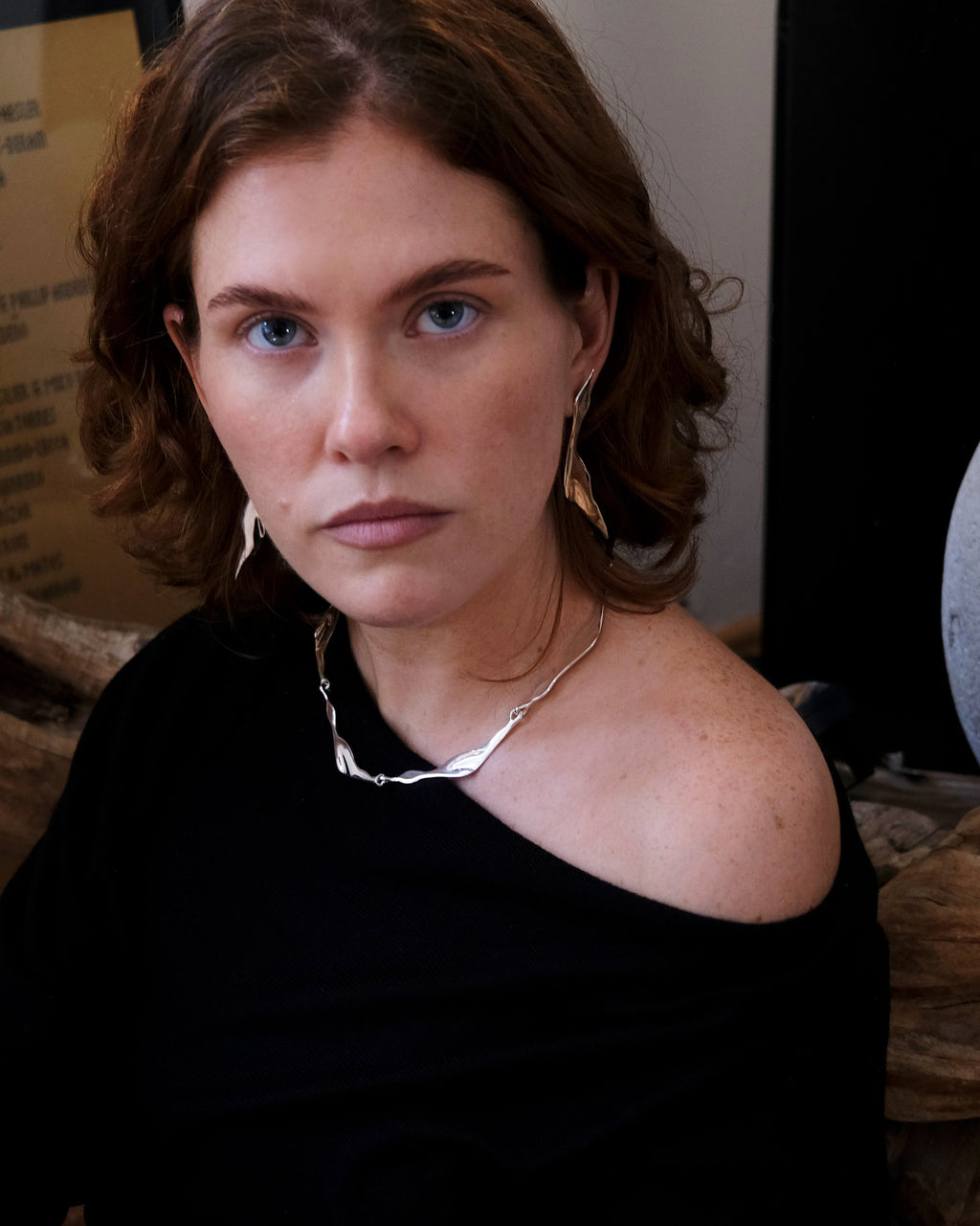 Garzas Necklace & Garzas Earrings
