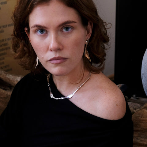 Garzas Necklace & Garzas Earrings