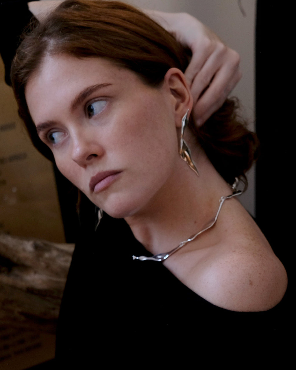 Garzas Necklace & Garzas Earrings