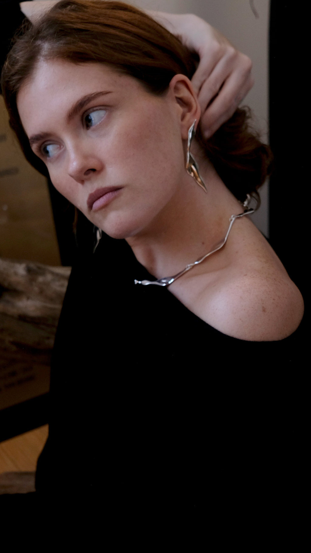 Garzas Necklace & Garzas Earrings