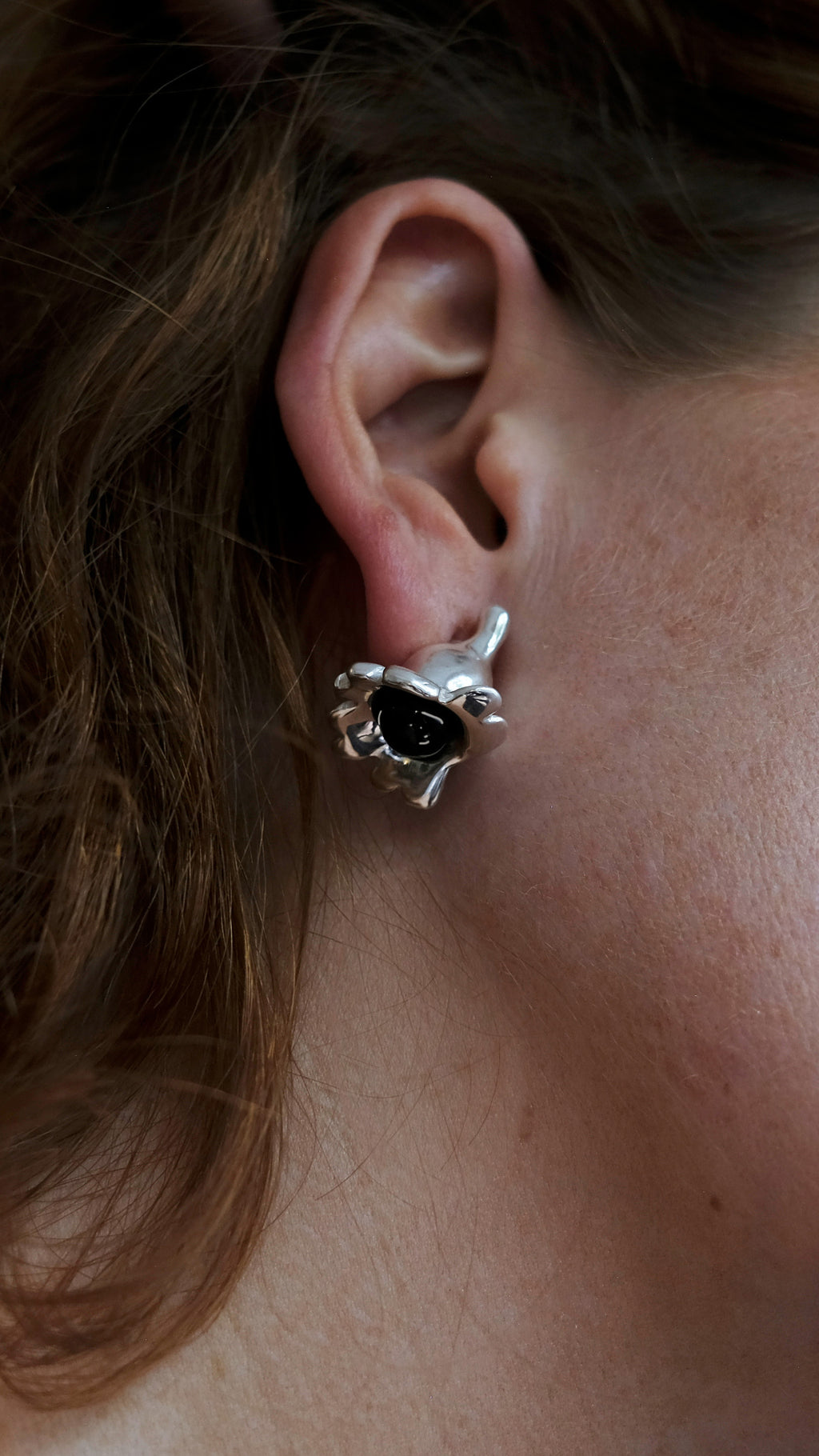 Jacaranda Onyx Earrings