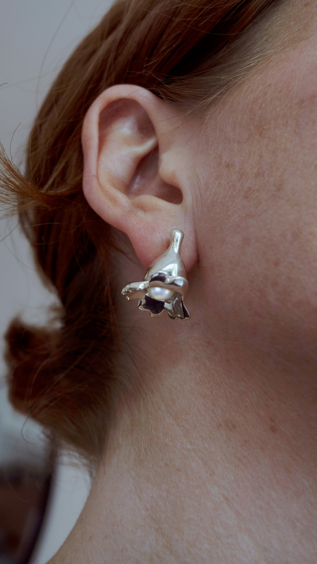 Jacaranda Pearl Earrings