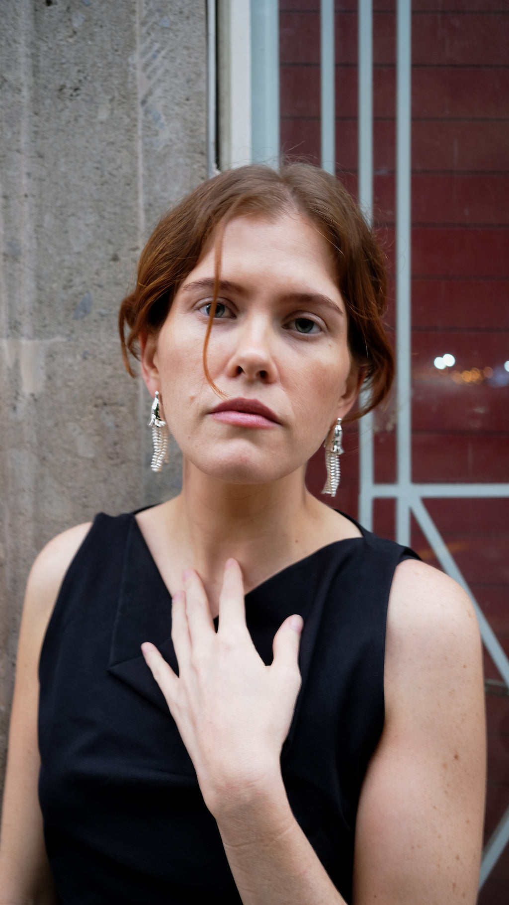 Jacaranda Fringe Perlé Earrings